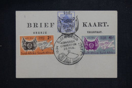 AFRIQUE DU SUD - Carte Précurseur Avec Oblitération Commémorative De Bloemfontein En 1954 - L 151402 - Cartas