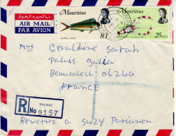 MAURITIUS 1974 AIRMAIL R - LETTER SENT FROM VACOAS TO FRANCE - Mauritius (1968-...)