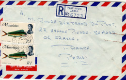 MAURITIUS 1972 AIRMAIL R - LETTER SENT FROM PORT LOUIS TO PARIS - Mauritius (1968-...)