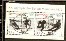 DEUTSCHE BUNDESPOST SAPPORO 72 - Invierno 1972: Sapporo