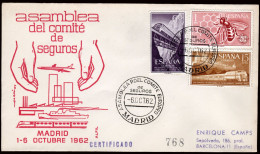 Madrid - Edi O 1233 - Mat Gomis 699 "Madrid 6/Oct./62 - Asamblea P. Del Comité Europeo" - Covers & Documents