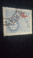 LİBERYA-1910-20-    10   C      DAMGALI   LOCAL MOTİFLER - Liberia