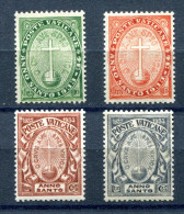 1933.VATICANO.YVERT 40/43*.NUEVOS CON FIJASELLOS.(MH)CATALOGO 75 € - Ungebraucht