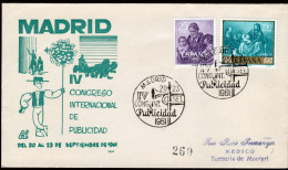 Madrid - Edi O 1276 - Mat Gomis 634 "Madrid - IGV Congreso Publicidad 20/9/61" - Briefe U. Dokumente