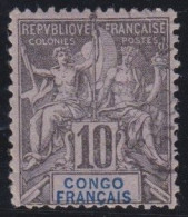 Congo Français  .  Y&T   .     16        .    O     .   Oblitéré - Gebraucht