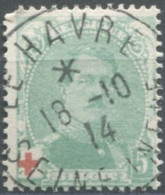 Belgique, CàD Français Su Timbre - LE HAVRE - (F805) - OC26/37 Territori Tappe