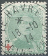 Belgique, CàD Français Su Timbre - LE HAVRE - (F805) - OC26/37 Territoire Des Etapes