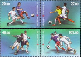 Kyrgyzstan 2018 FIFA World Cup Russia Football Soccer Set Of 4 Stamps MNH - 2018 – Rusland