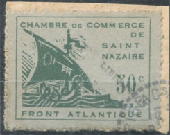 France, Guerre N°8b (surcharge LIBERATION) Oblitéré - Cote 240€ - (F806) - Sellos De Guerra