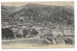CPA Circulée En 1913 - ROQUEBILLIERE - Photo Cauvin - N° 1318 - - Roquebilliere