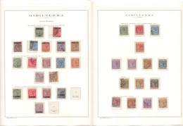 *** Gibraltar Collection 1886 - 1989, C.v. 4160 €, See Description - Gibraltar