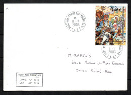 Col43 TAAF N° 367 Oblitéré De Port Aux Français  Sur Lettre - Gebraucht