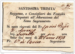 1878 SANTISSIMA TRINITÀ - Italie