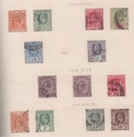 Ceylon, Used, 1904 - 1911, Lot - Ceylon (...-1947)