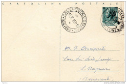 1955  CARTOLINA CON ANNULLO S.NAZZARO DI CALVI BENEVENTO - Ganzsachen