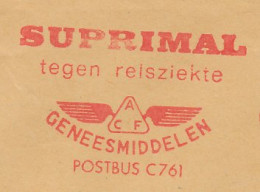 Meter Cover Netherlands 1963 Pharmaceuticals Medicines - Chinine -Suprimal - Travel Sickness - Farmacia
