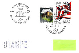 ITALIA ITALY - 1995 FERMO (AP) Festa Nazionale GINNASTICA Coni Fgi Su Busta Viaggiata – 8606 - 1991-00: Poststempel