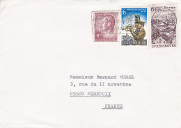 Luxembourg--1967--lettre De LUXEMBOURG  Pour  MIREPOIX-09 (France).......timbres...cachets - Covers & Documents