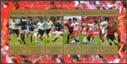 GRENADA 2002 - MNH - Germany Vs USA WC Football Championship Korea/Japan Futbol Soccer Calcio Fußball Spain Vs S. Korea - 2002 – Corea Del Sur / Japón