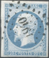 France, N°14Ah, Variété POSTF.S - Position à Identifier - Début De La Variété - (F814) - 1853-1860 Napoléon III