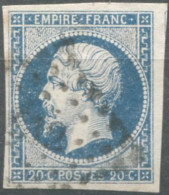 France, N°14Ah, Variété POSTF.S - Position à Identifier - Début De La Variété - (F815) - 1853-1860 Napoleone III