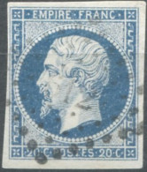 France, N°14Ah, Variété POSTF.S - Position à Identifier - (F816) - 1853-1860 Napoleone III