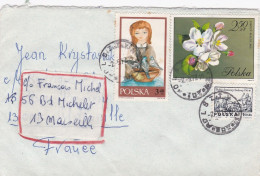 Pologne --1977--lettre Destinée à  MARSEILLE-13 (France).......timbres...cachets - Cartas & Documentos