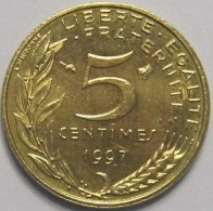 Pièce De Monnaie 5 Centimes  Marianne 1997 - 5 Centimes