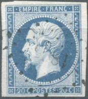 France, N°14Ah, Variété POSTF.S - Position à Identifier - (F821) - 1853-1860 Napoleon III