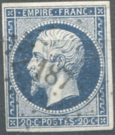 France, N°14Ah, Variété POSTF.S - Position à Identifier - (F822) - 1853-1860 Napoléon III