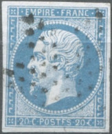 France, N°14Ah, Variété POSTF.S - Position à Identifier - (F830) - 1853-1860 Napoléon III