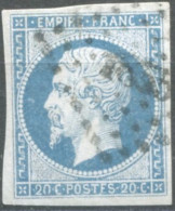 France, N°14Ah, Variété POSTF.S - Position à Identifier - (F834) - 1853-1860 Napoleone III