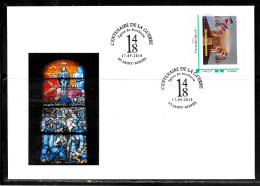 J46 - MONTIMBREAMOI - LETTRE DE SAINT MIHIEL DU 17/09/16 - EGLISE DE MARBOTTE - Covers & Documents