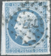 France, N°14Ah, Variété POSTF.S - Position à Identifier - (F837) - 1853-1860 Napoleon III