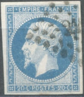 France, N°14Ah, Variété POSTF.S - Position à Identifier - (F839) - 1853-1860 Napoléon III.