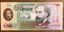 Uruguay $50 Polímero Unc Serie A - Uruguay