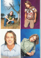 MARK OWEN - 4 FOTOKAARTEN PANINI 1998- POP SUPERSTARS NRS 69-70-71-72 (4823) - Cantanti E Musicisti