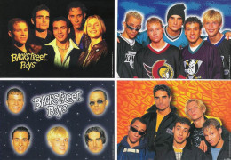 BACKSTREET BOYS  - 4 FOTOKAARTEN - (4847) - Cantanti E Musicisti