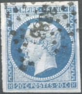 France, N°14Ah, Variété POSTF.S - Position à Identifier - (F846) - 1853-1860 Napoleon III