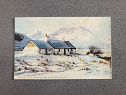 Black Rock Cottage And Buachaille Etive Mor Glencoe Argyllshire Carte Postale Postcard - Argyllshire