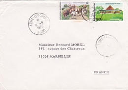 TOGO -1975 --lettre LOME-AEROPORT  Destinée à MARSEILLE--13 (France)... Timbres Sur Lettre.... Cachet - Togo (1960-...)