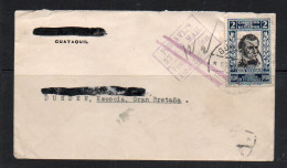 ECUADOR - 1931- AIRMAIL COVER ECUADOR TO DUNDEE, SCOTLAND  - Ecuador