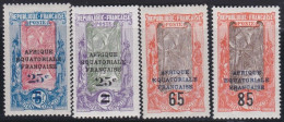 Afrique Equatoriale Française   .  Y&T   .     89/92      .   *     .    Neuf Avec Gomme - Unused Stamps