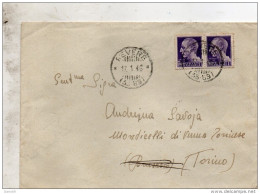 1946   LETTERA CON ANNULLO REVERE MANTOVA - Storia Postale