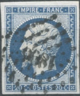 France, N°14Ah, Variété POSTF.S - Position à Identifier - (F852) - 1853-1860 Napoléon III.