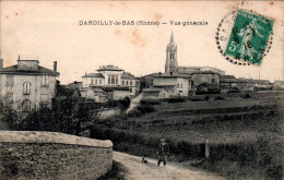 Dardilly-le-Bas Canton De Limonest Vue Générale Rhône 69570 Cpa Voyagée En 1916 En B.Etat - Sonstige & Ohne Zuordnung