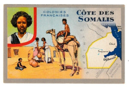 Image Chromo Cote De SOMALIS, Cirage Lion Noir - Somalië