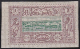 Côte De Somalis .  Y&T   .     10     .   *    .    Neuf Avec Gomme - Unused Stamps