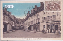 CORBIGNY- GRANDE RUE- LIBRAIRIE- COMBIER- 1936 - Corbigny