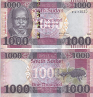 SOUTH SUDAN 1000 POUND 2021 P-17 UNC - Soedan